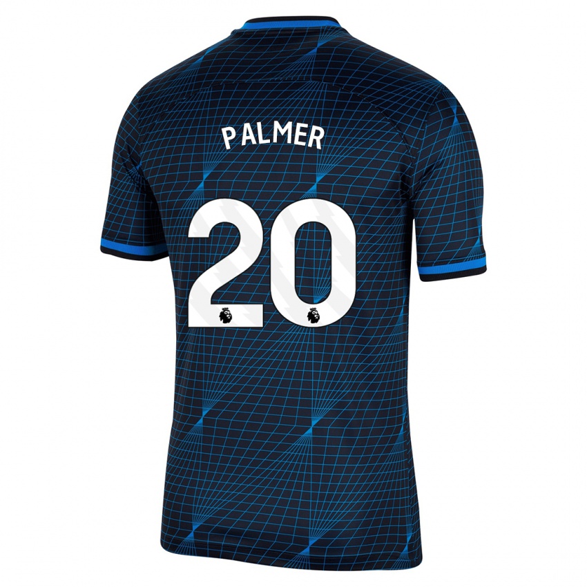 Hombre Camiseta Cole Palmer #20 Azul Oscuro 2ª Equipación 2023/24 La Camisa Chile