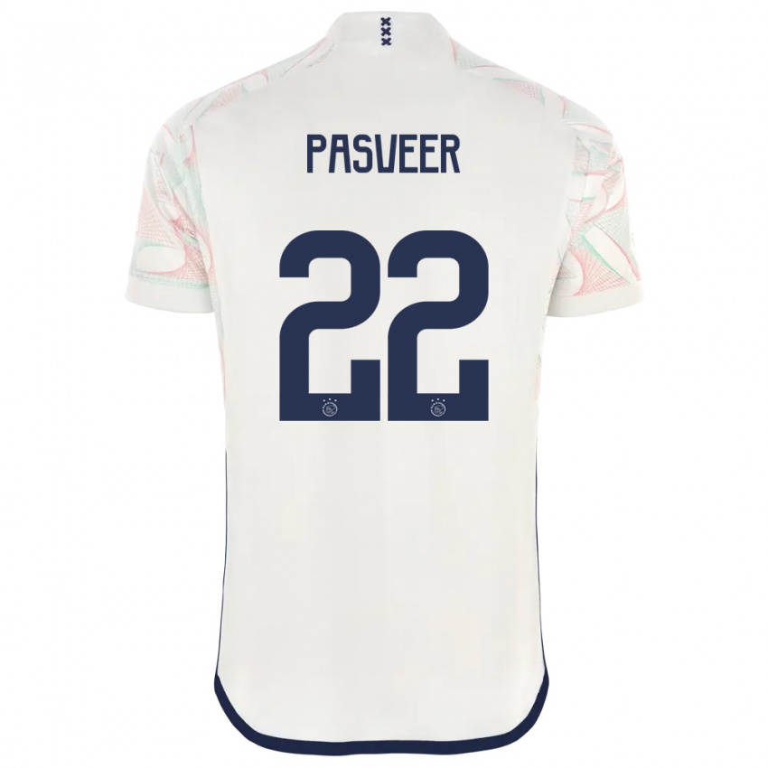 Hombre Camiseta Remko Pasveer #22 Blanco 2ª Equipación 2023/24 La Camisa Chile