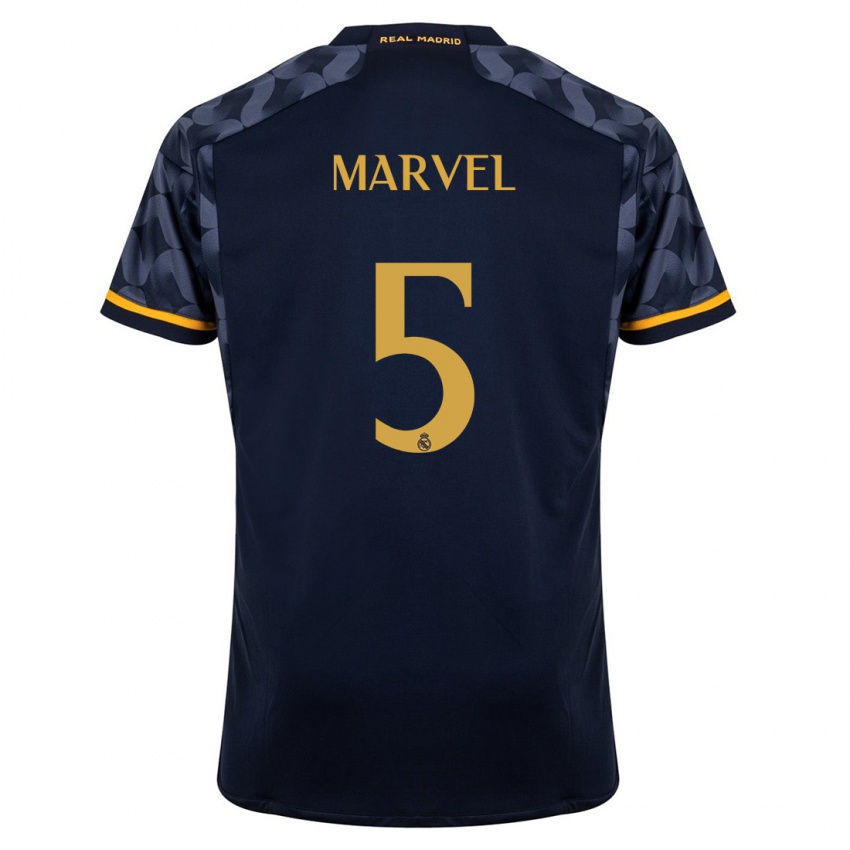 Hombre Camiseta Marvel #5 Azul Oscuro 2ª Equipación 2023/24 La Camisa Chile