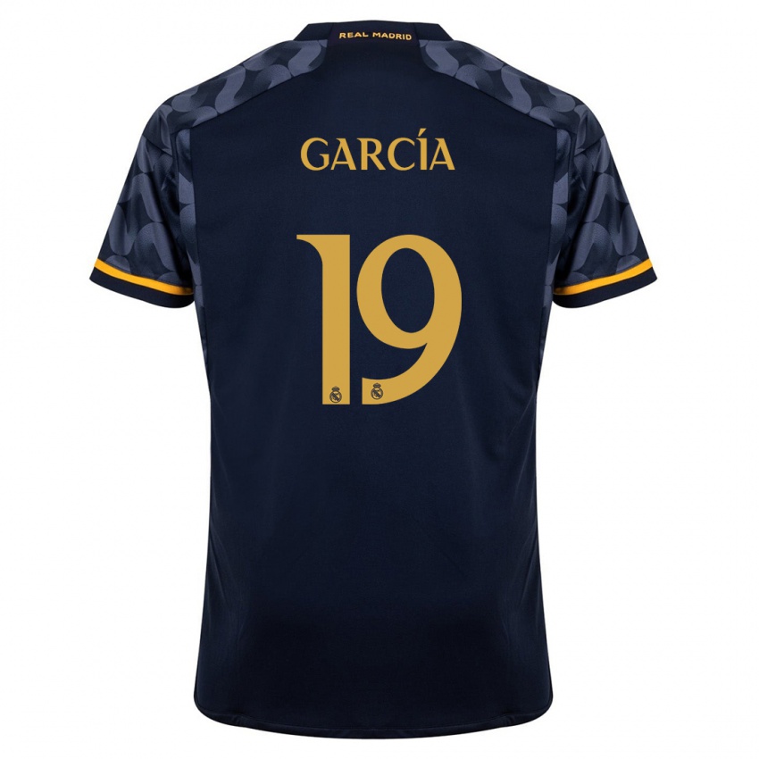 Hombre Camiseta Andrés García #19 Azul Oscuro 2ª Equipación 2023/24 La Camisa Chile
