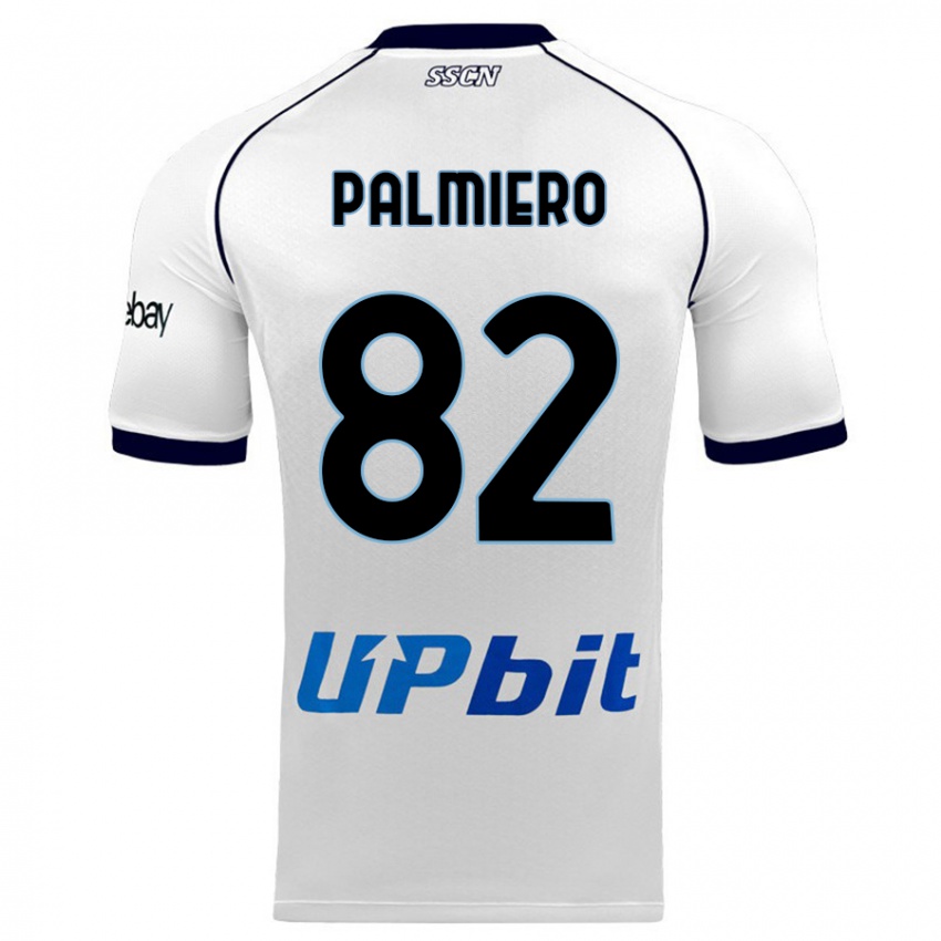 Hombre Camiseta Luca Palmiero #82 Blanco 2ª Equipación 2023/24 La Camisa Chile