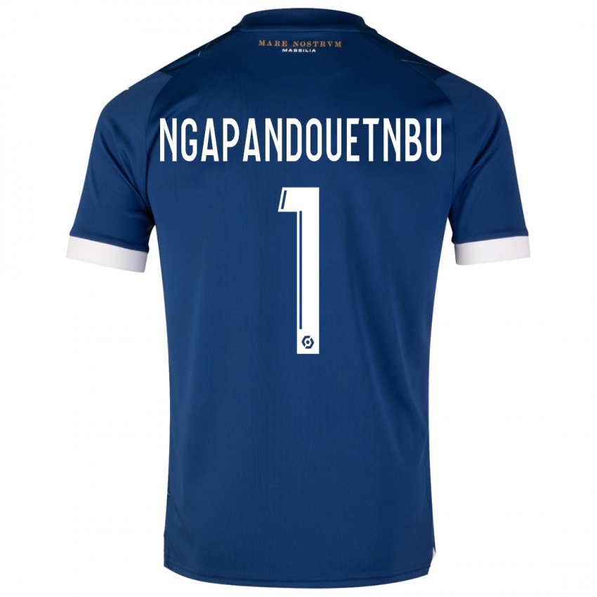 Hombre Camiseta Simon Ngapandouetnbu #1 Azul Oscuro 2ª Equipación 2023/24 La Camisa Chile