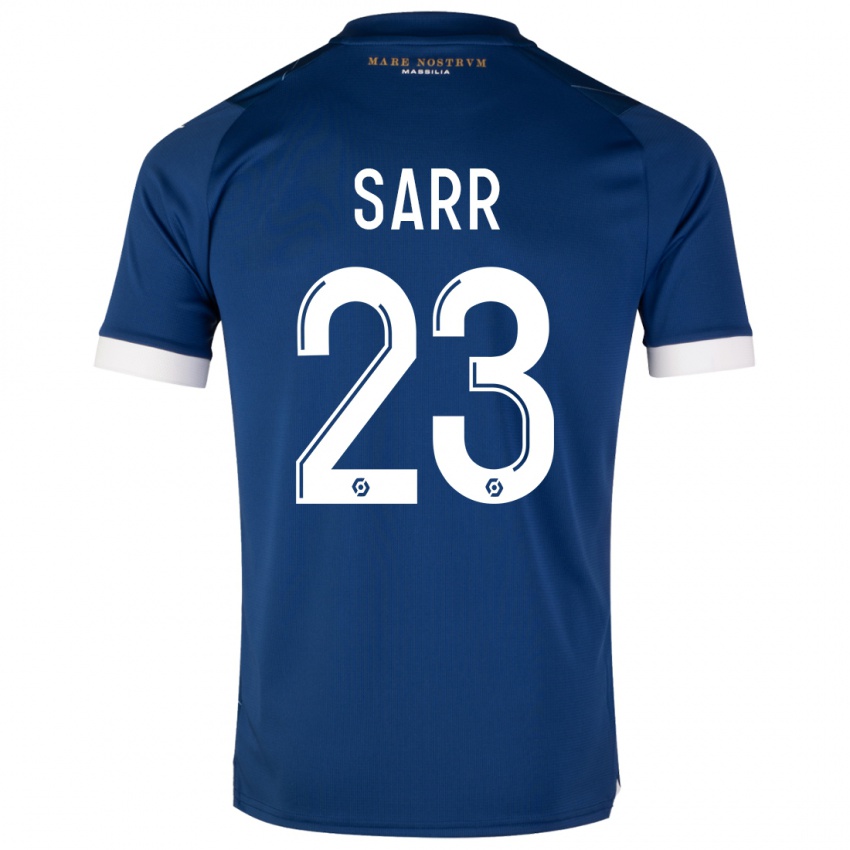 Hombre Camiseta Ismaila Sarr #23 Azul Oscuro 2ª Equipación 2023/24 La Camisa Chile