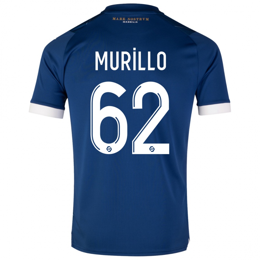 Hombre Camiseta Amir Murillo #62 Azul Oscuro 2ª Equipación 2023/24 La Camisa Chile
