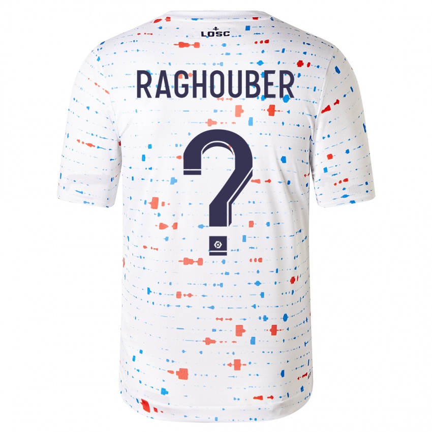 Hombre Camiseta Ugo Raghouber #0 Blanco 2ª Equipación 2023/24 La Camisa Chile
