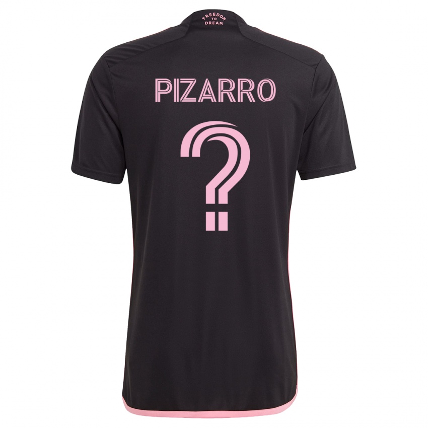 Hombre Camiseta Rodolfo Pizarro #0 Negro 2ª Equipación 2023/24 La Camisa Chile