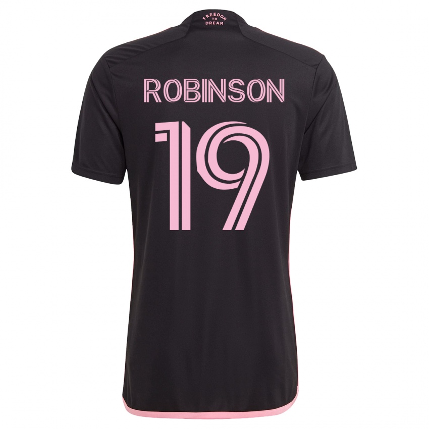 Hombre Camiseta Robbie Robinson #19 Negro 2ª Equipación 2023/24 La Camisa Chile