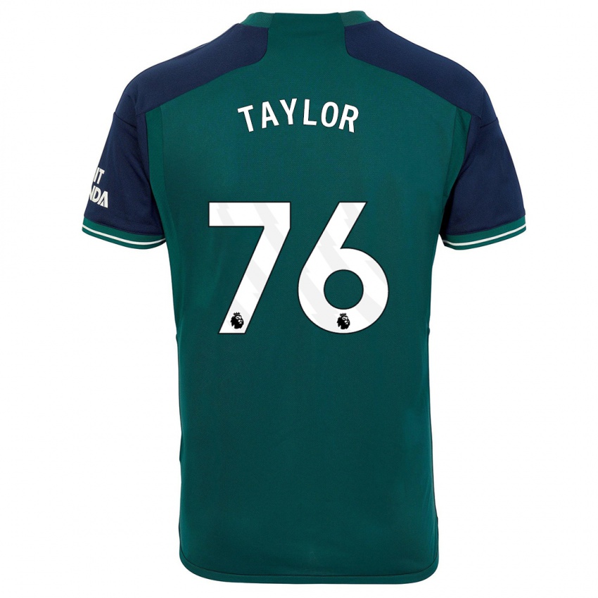 Hombre Camiseta Kido Taylor Hart #76 Verde Equipación Tercera 2023/24 La Camisa Chile