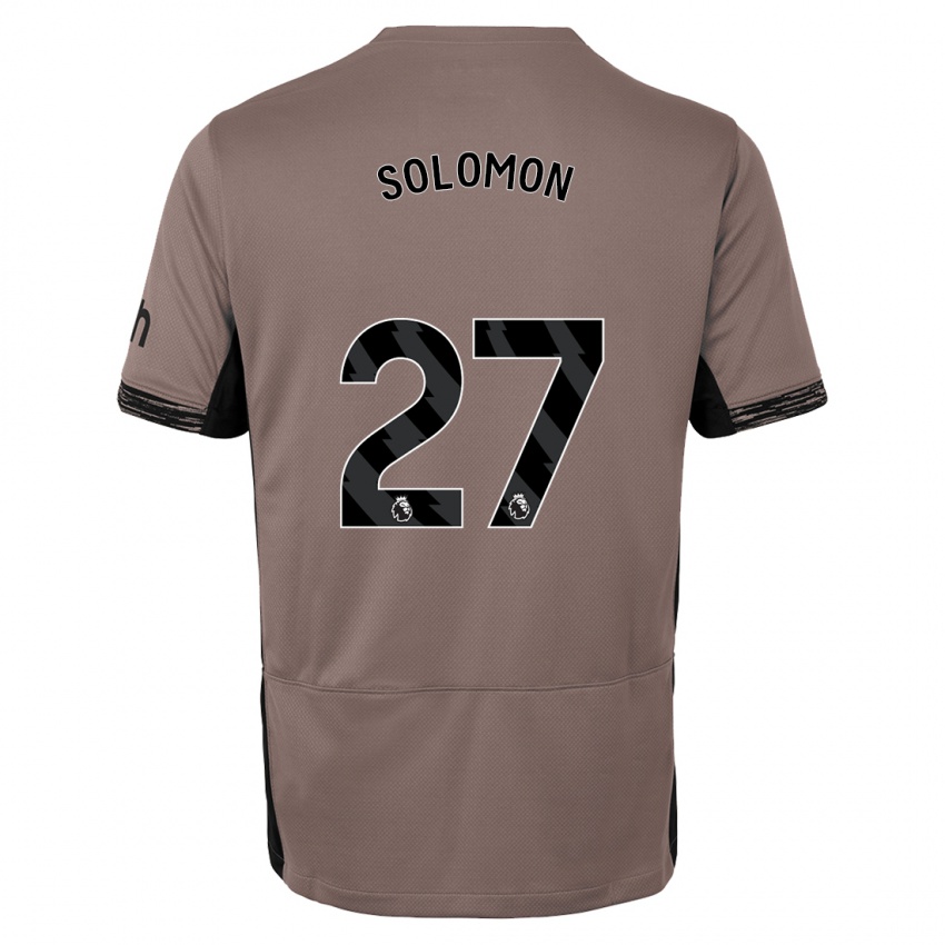 Hombre Camiseta Manor Solomon #27 Beige Obscuro Equipación Tercera 2023/24 La Camisa Chile