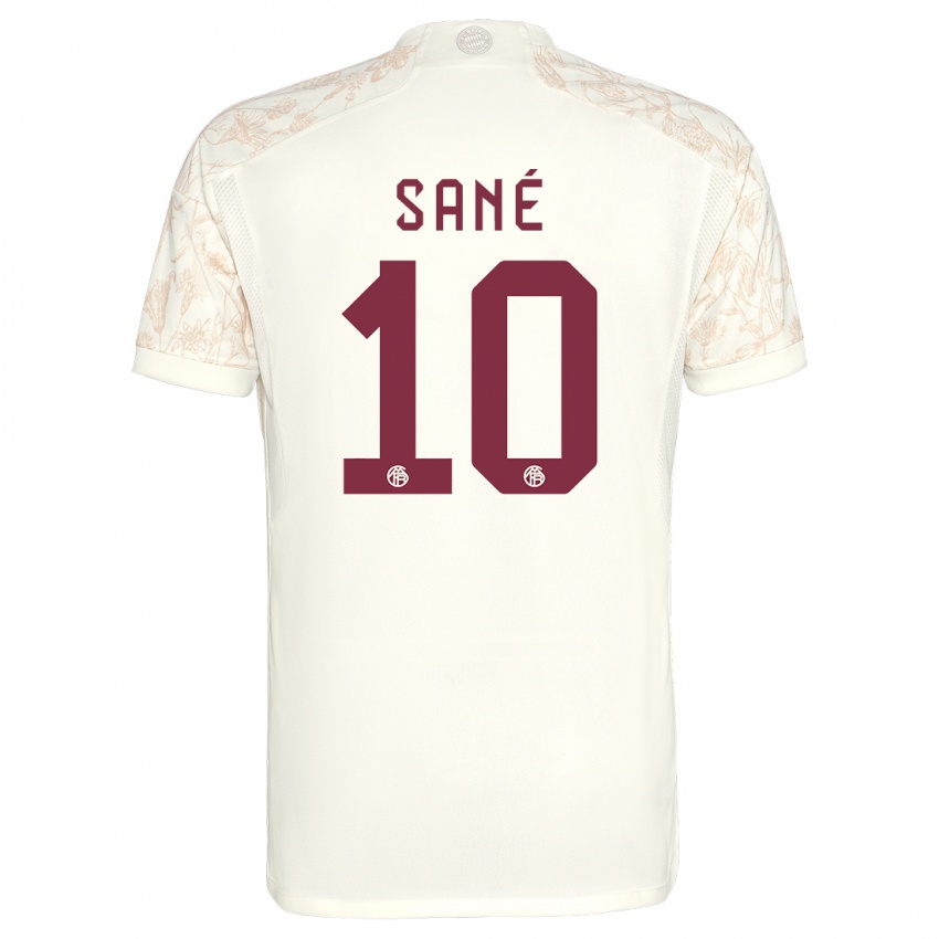 Hombre Camiseta Leroy Sane #10 Blanquecino Equipación Tercera 2023/24 La Camisa Chile