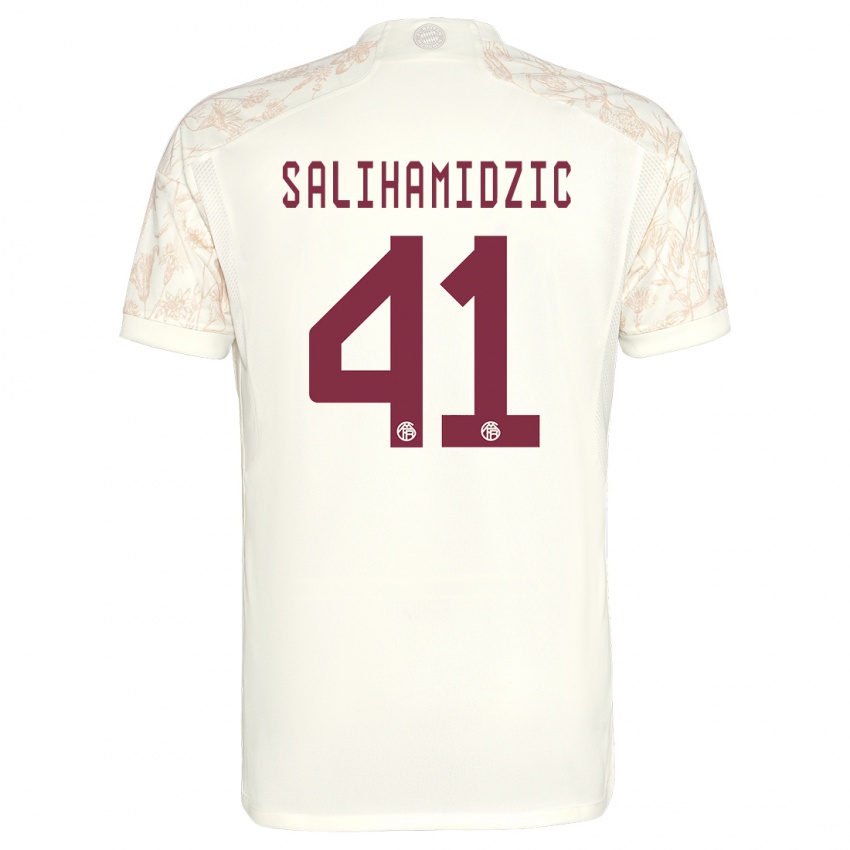 Hombre Camiseta Nick Salihamidzic #41 Blanquecino Equipación Tercera 2023/24 La Camisa Chile
