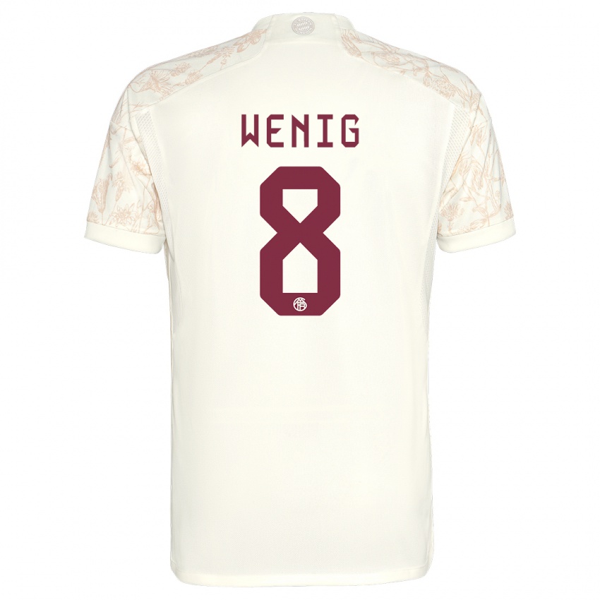 Hombre Camiseta Marcel Wenig #8 Blanquecino Equipación Tercera 2023/24 La Camisa Chile