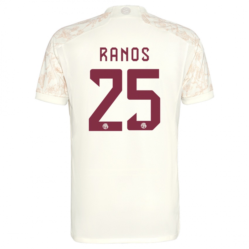 Hombre Camiseta Grant-Leon Ranos #25 Blanquecino Equipación Tercera 2023/24 La Camisa Chile