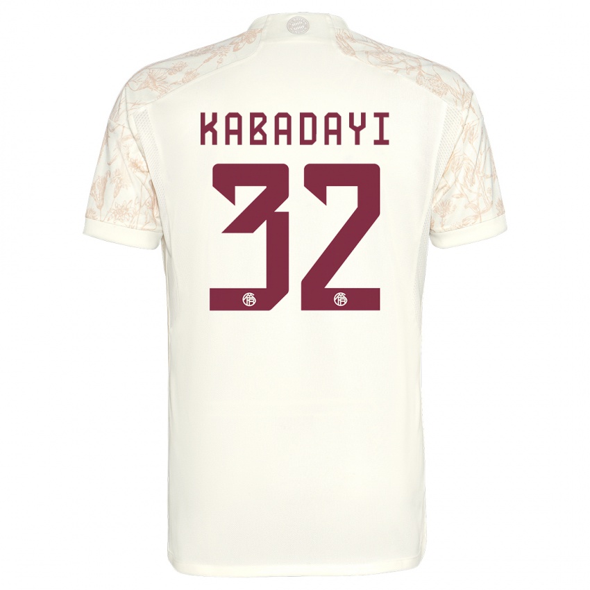 Hombre Camiseta Yusuf Kabadayi #32 Blanquecino Equipación Tercera 2023/24 La Camisa Chile