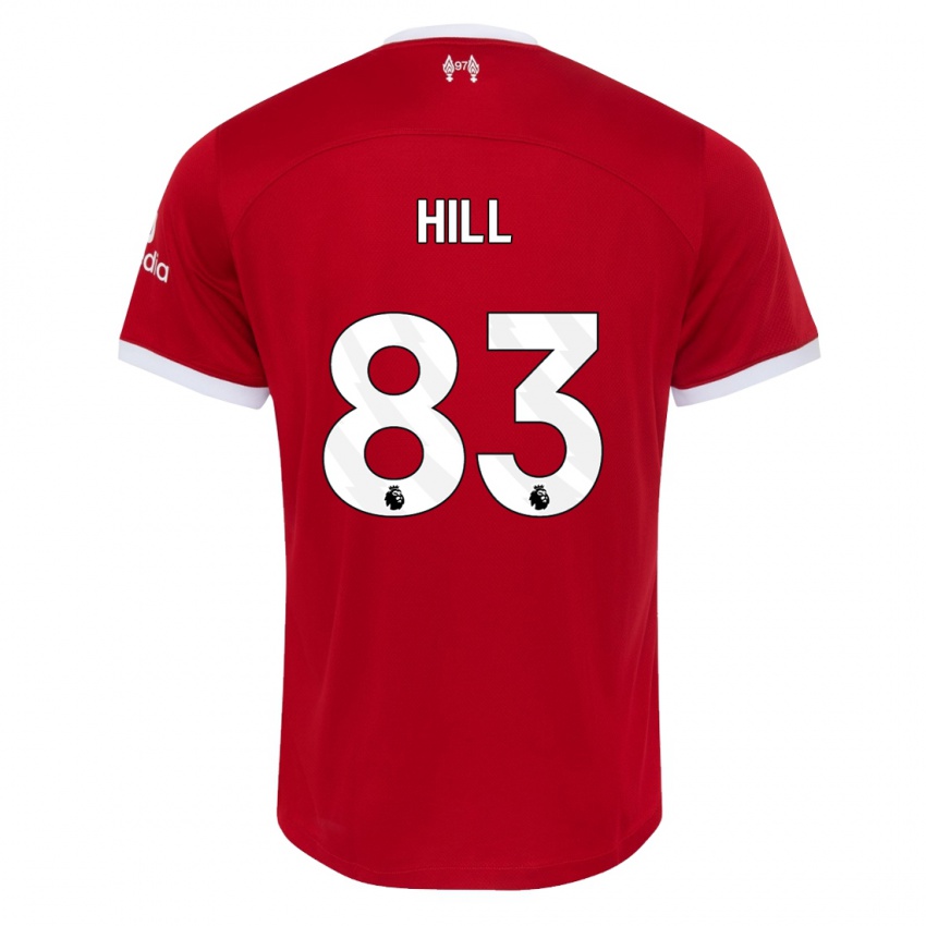 Mujer Camiseta Thomas Hill #83 Rojo 1ª Equipación 2023/24 La Camisa Chile