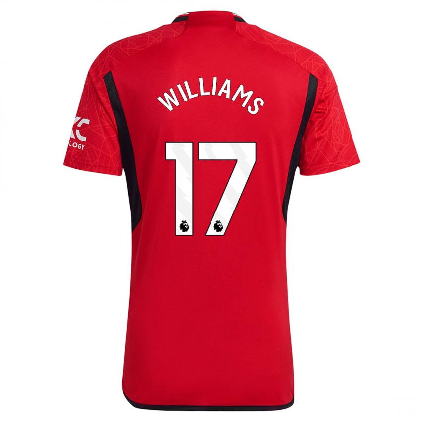 Mujer Camiseta Rachel Williams #17 Rojo 1ª Equipación 2023/24 La Camisa Chile