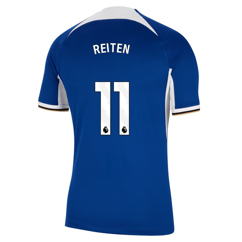 Mujer Camiseta Guro Reiten #11 Azul 1ª Equipación 2023/24 La Camisa Chile