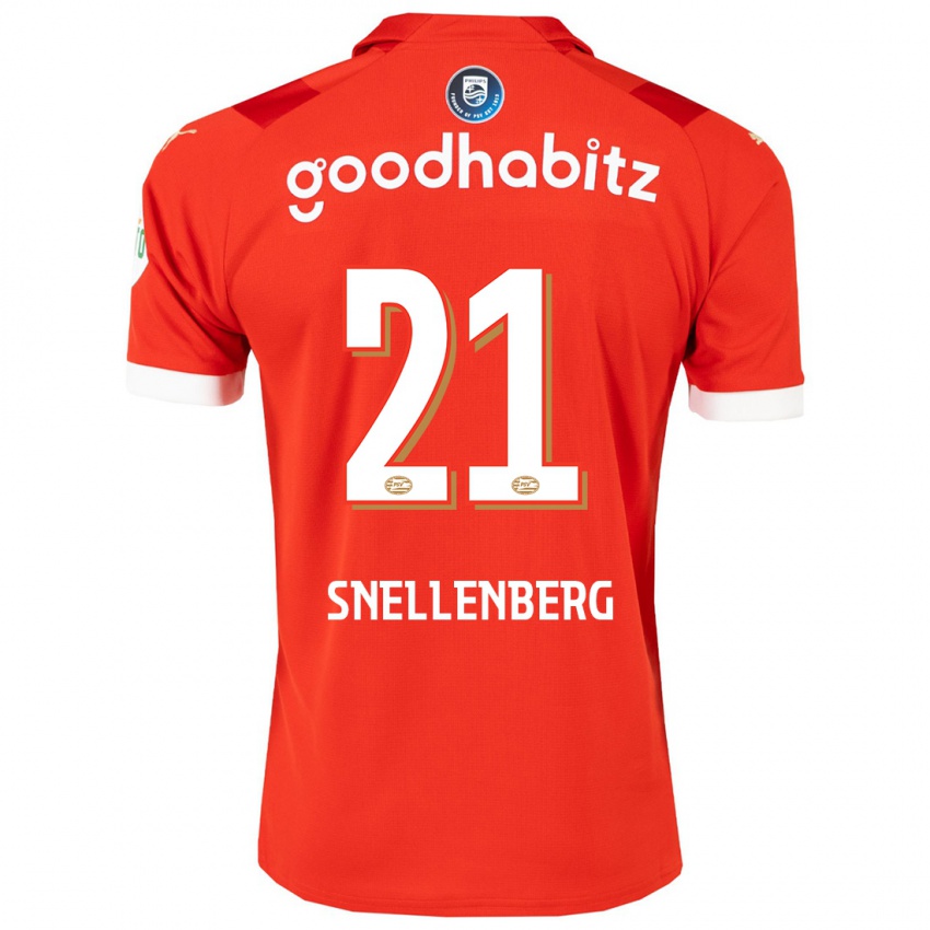 Mujer Camiseta Maxime Snellenberg #21 Rojo 1ª Equipación 2023/24 La Camisa Chile