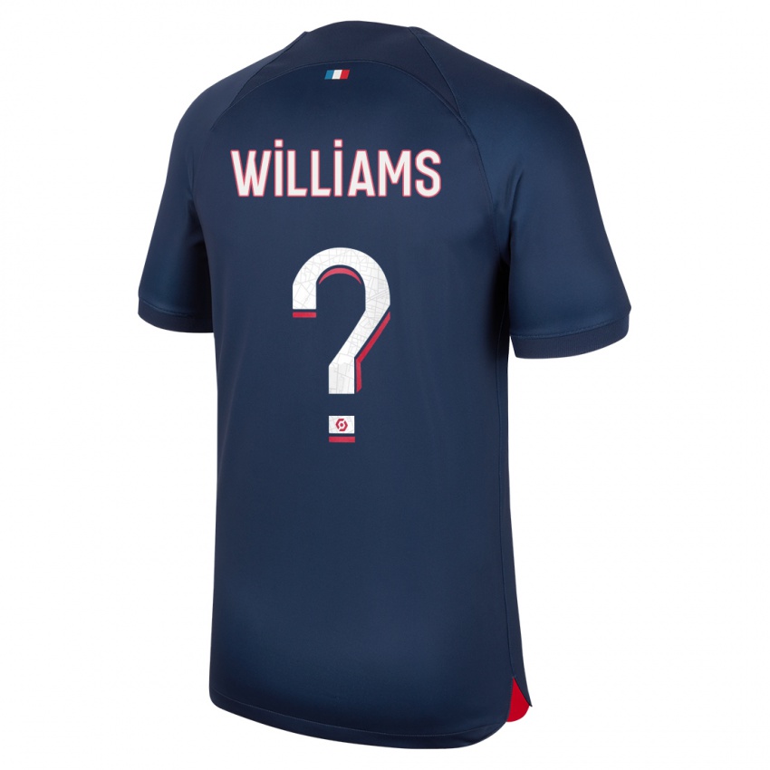 Mujer Camiseta Lydia Williams #0 Azul Rojo 1ª Equipación 2023/24 La Camisa Chile