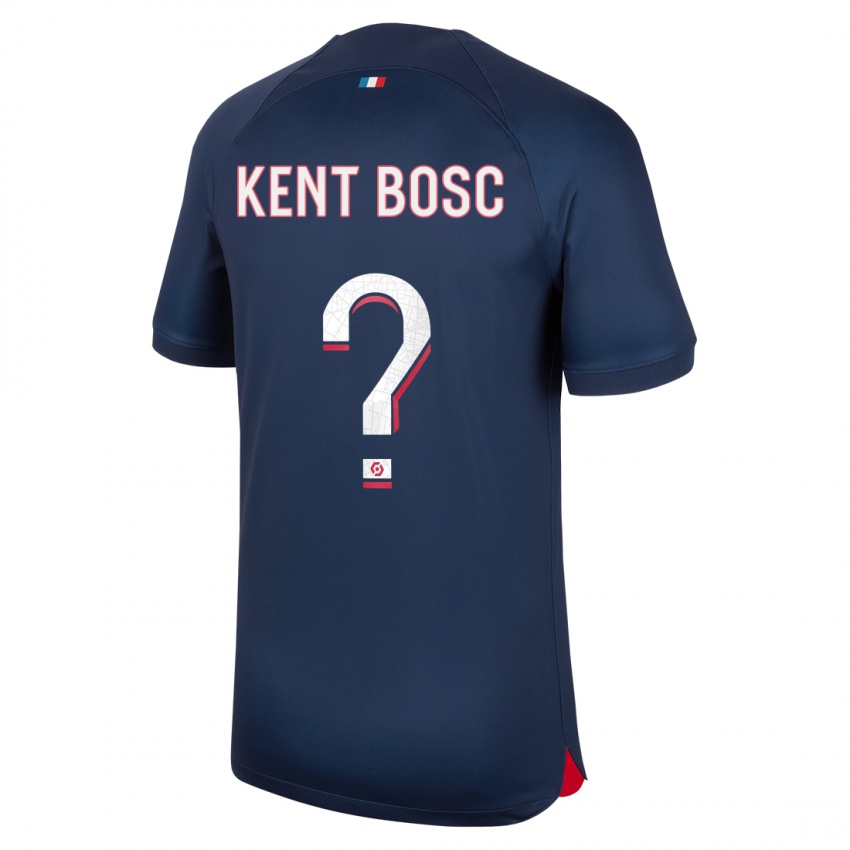 Mujer Camiseta Lou Kent Bosc #0 Azul Rojo 1ª Equipación 2023/24 La Camisa Chile