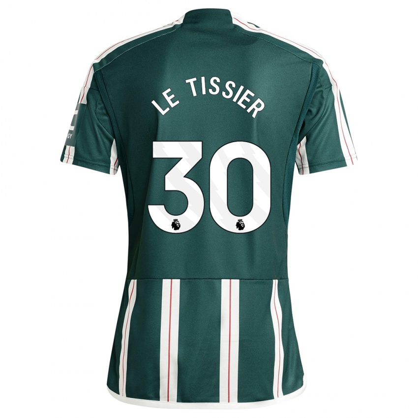 Mujer Camiseta Maya Le Tissier #30 Verde Oscuro 2ª Equipación 2023/24 La Camisa Chile