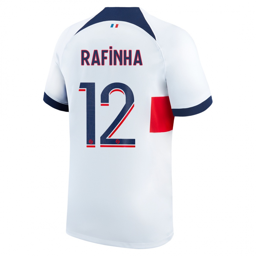 Mujer Camiseta Rafinha #12 Blanco 2ª Equipación 2023/24 La Camisa Chile