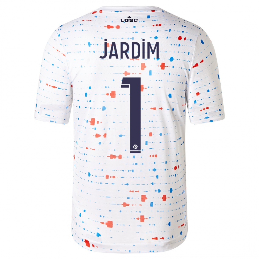 Mujer Camiseta Leo Jardim #1 Blanco 2ª Equipación 2023/24 La Camisa Chile