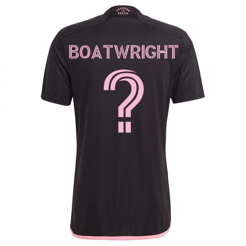 Mujer Camiseta Israel Boatwright #0 Negro 2ª Equipación 2023/24 La Camisa Chile