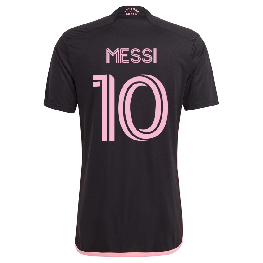 Mujer Camiseta Lionel Messi #10 Negro 2ª Equipación 2023/24 La Camisa Chile