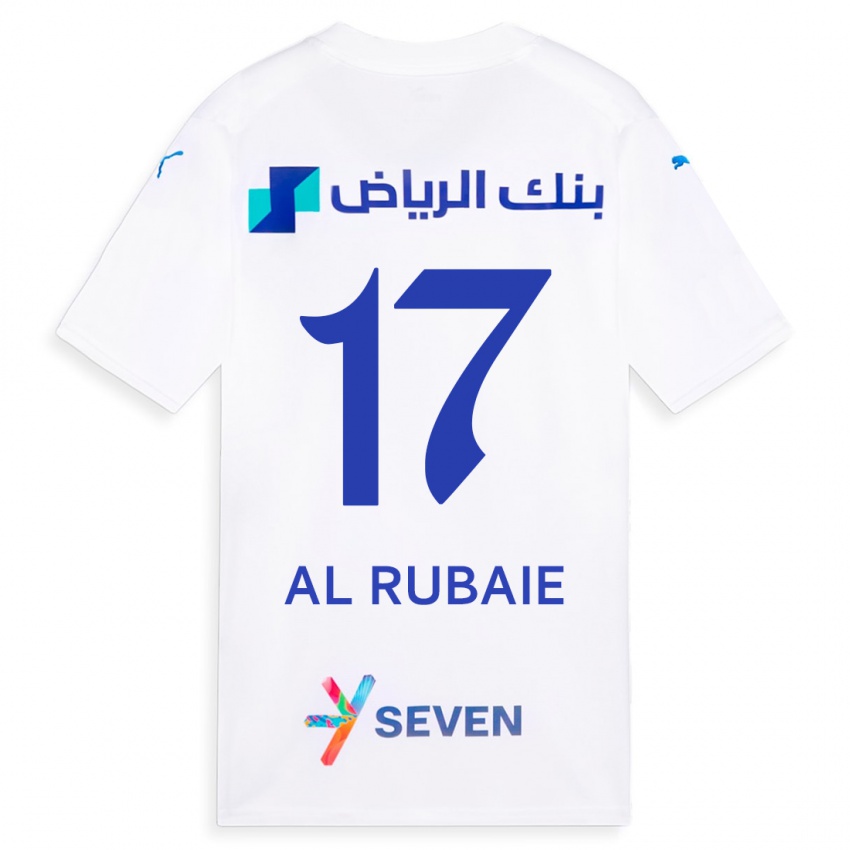 Mujer Camiseta Mohammed Al-Rubaie #17 Blanco 2ª Equipación 2023/24 La Camisa Chile
