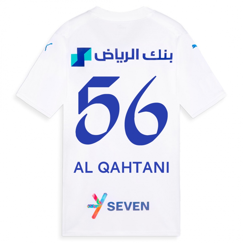 Mujer Camiseta Mohammed Al-Qahtani #56 Blanco 2ª Equipación 2023/24 La Camisa Chile