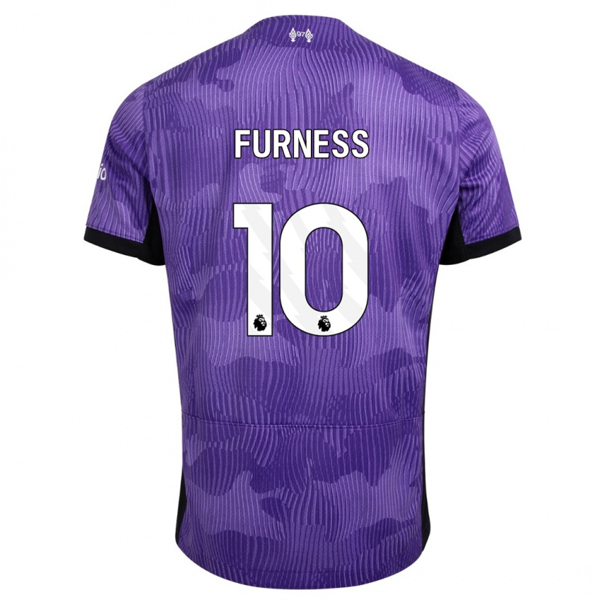 Mujer Camiseta Rachel Furness #10 Púrpura Equipación Tercera 2023/24 La Camisa Chile