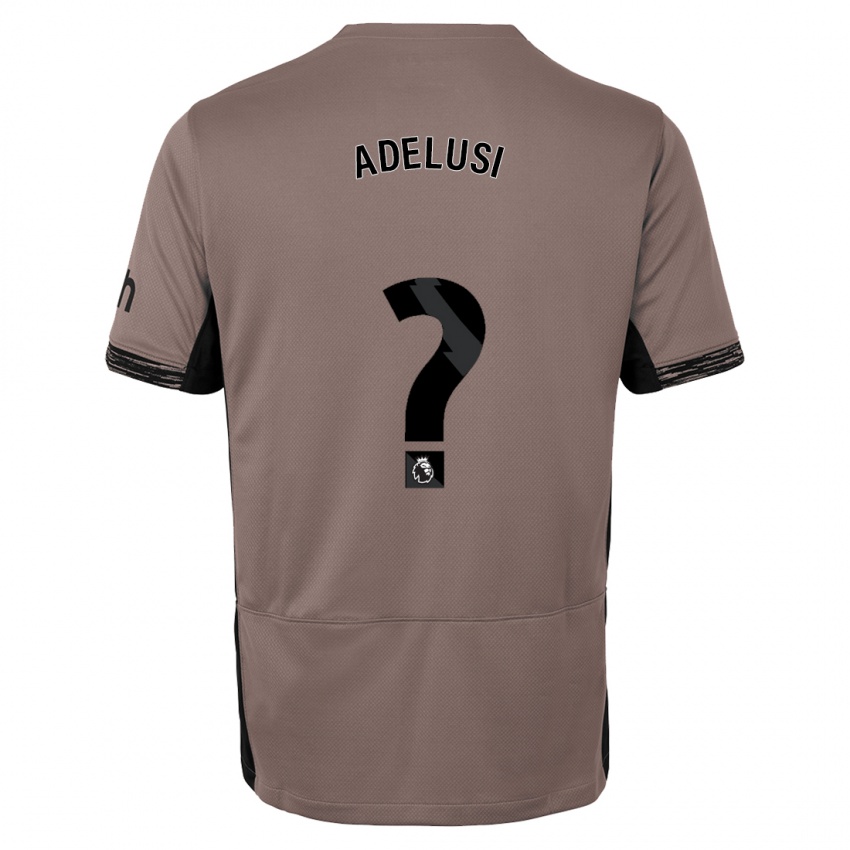 Mujer Camiseta Theodore Adelusi #0 Beige Obscuro Equipación Tercera 2023/24 La Camisa Chile