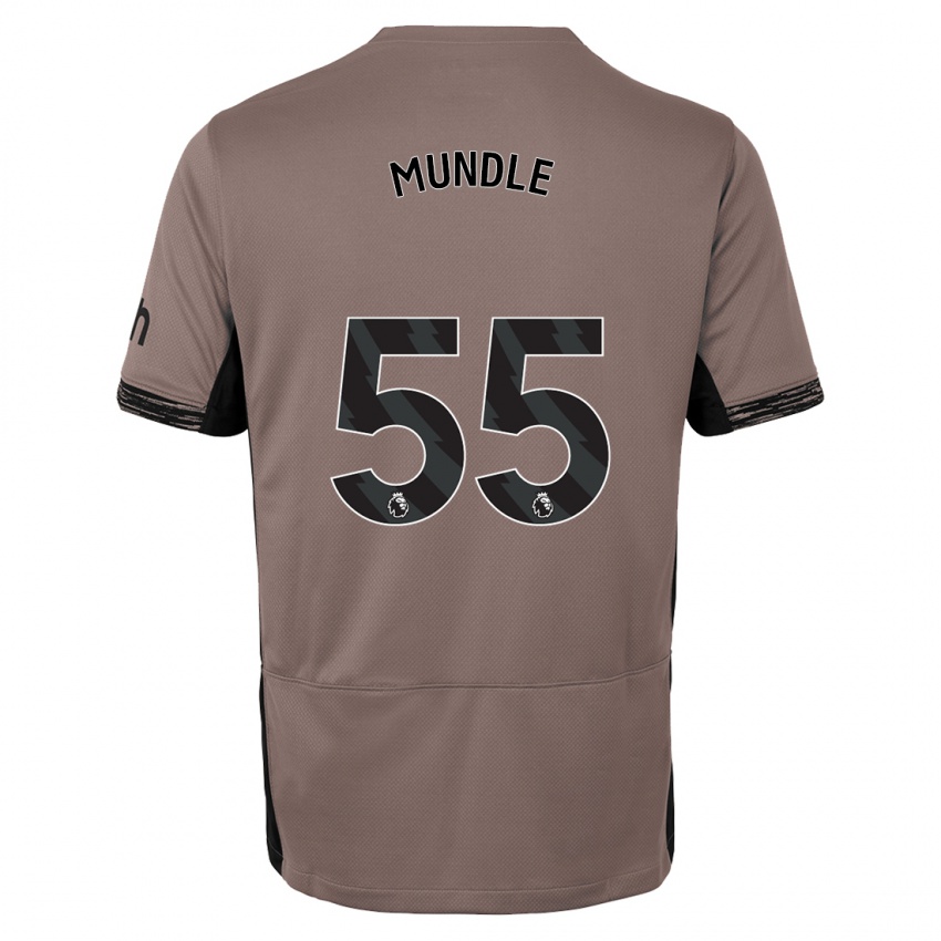 Mujer Camiseta Romaine Mundle #55 Beige Obscuro Equipación Tercera 2023/24 La Camisa Chile