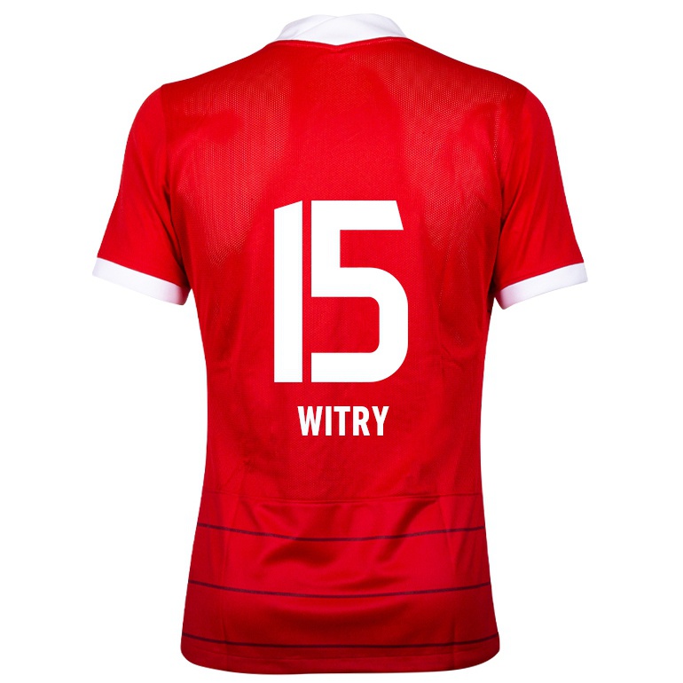 Niño Camiseta Aslak Fonn Witry #15 Rojo 1ª Equipación 2021/22 La Camisa Chile