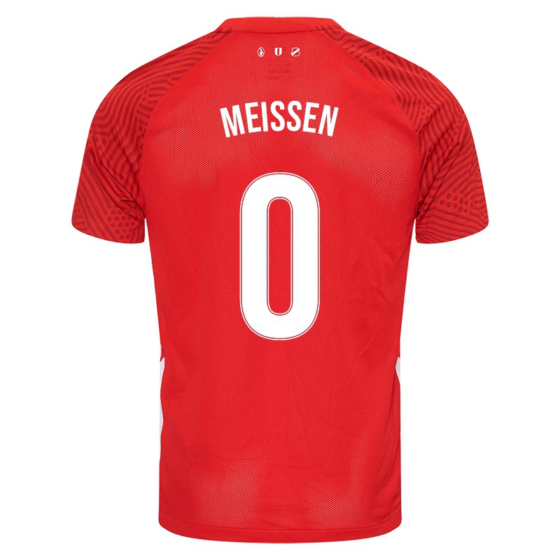 Niño Camiseta Rick Meissen #0 Rojo 1ª Equipación 2021/22 La Camisa Chile