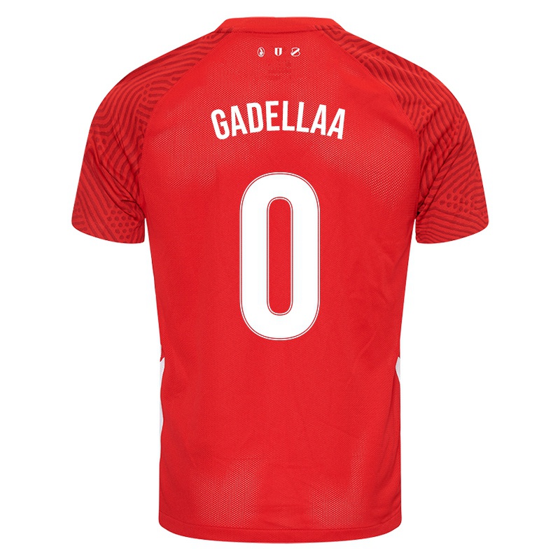 Niño Camiseta Kevin Gadellaa #0 Rojo 1ª Equipación 2021/22 La Camisa Chile