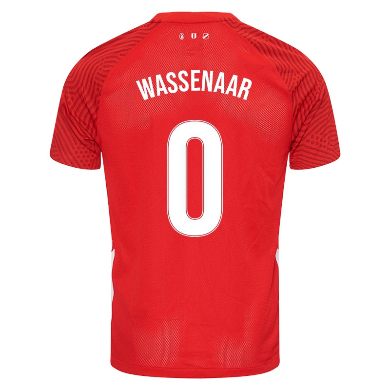 Niño Camiseta Stan Wassenaar #0 Rojo 1ª Equipación 2021/22 La Camisa Chile