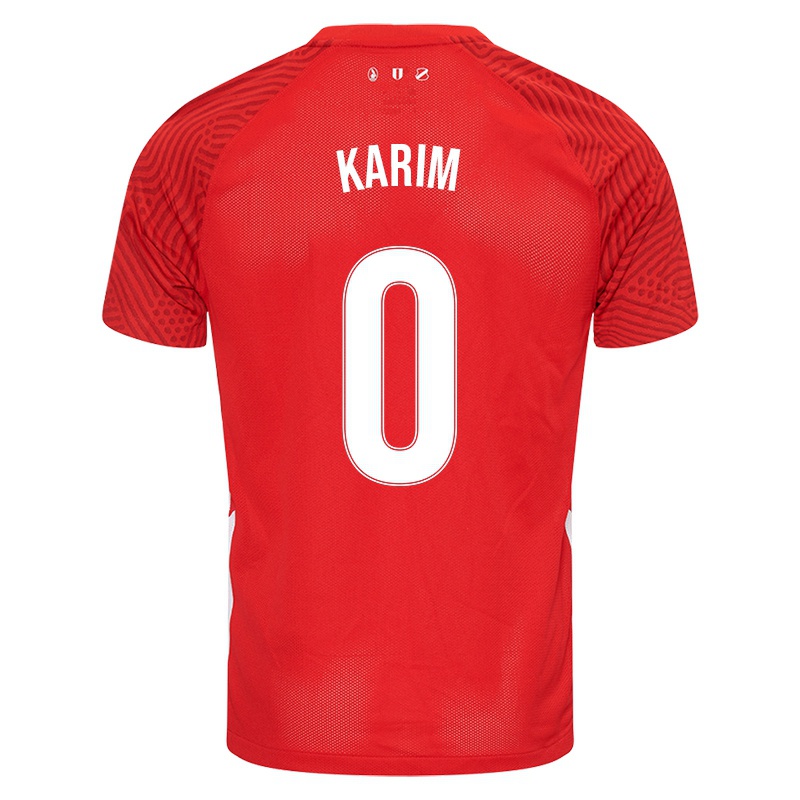 Niño Camiseta Safouane Karim #0 Rojo 1ª Equipación 2021/22 La Camisa Chile