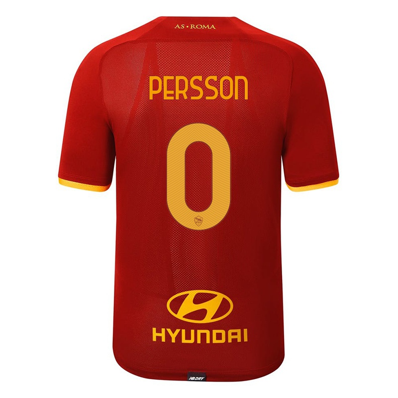 Niño Camiseta Joel Voelkerling Persson #0 Rojo 1ª Equipación 2021/22 La Camisa Chile