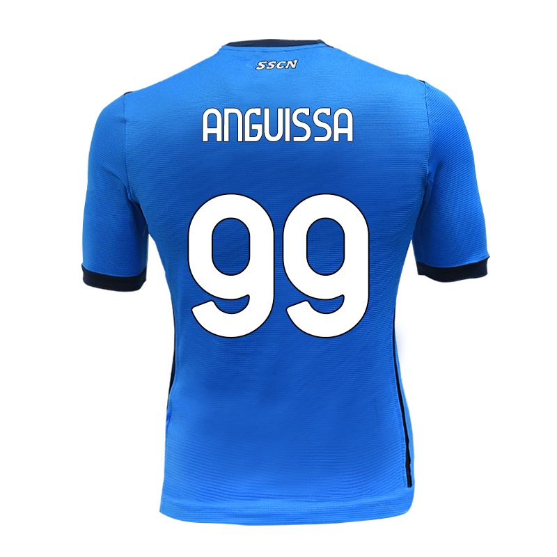 Niño Camiseta Andre-frank Zambo Anguissa #99 Azul 1ª Equipación 2021/22 La Camisa Chile