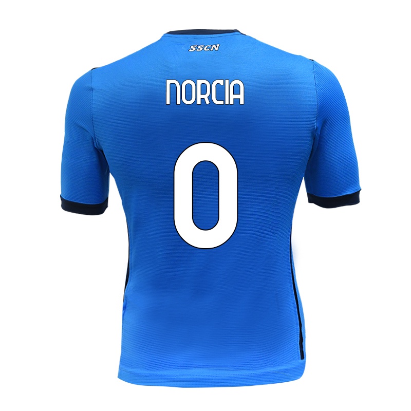 Niño Camiseta Gennaro Norcia #0 Azul 1ª Equipación 2021/22 La Camisa Chile