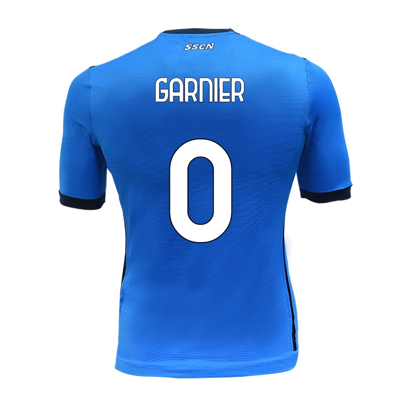 Niño Camiseta Emily Garnier #0 Azul 1ª Equipación 2021/22 La Camisa Chile