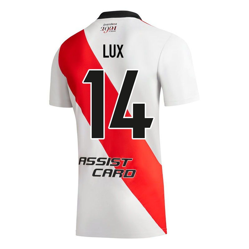 Niño Camiseta German Lux #14 Blanco 1ª Equipación 2021/22 La Camisa Chile