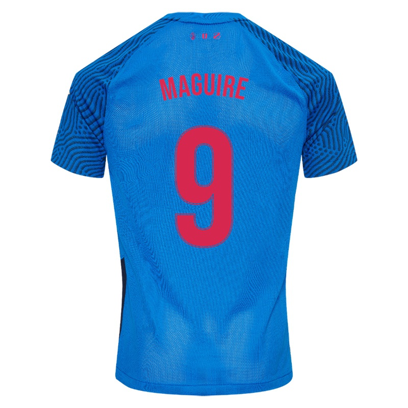 Niño Camiseta Anne Maguire #9 Cielo Azul 2ª Equipación 2021/22 La Camisa Chile