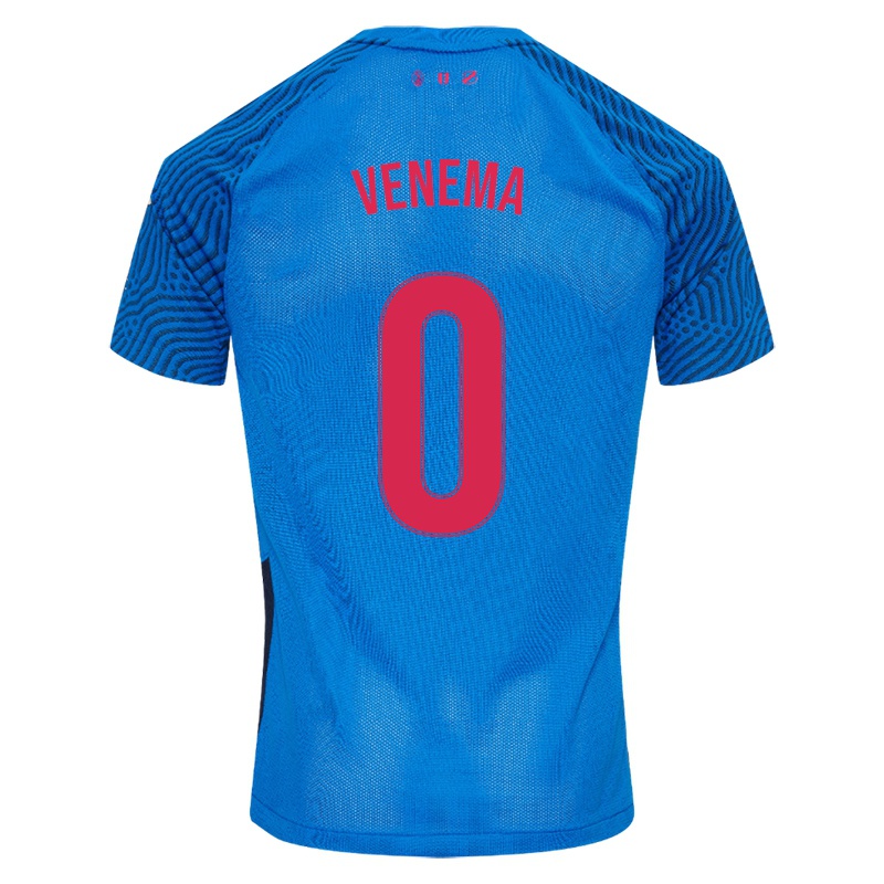 Niño Camiseta Nick Venema #0 Cielo Azul 2ª Equipación 2021/22 La Camisa Chile