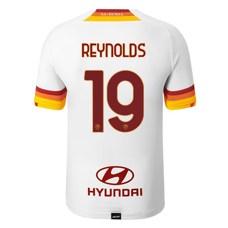 Niño Camiseta Bryan Reynolds #19 Blanco 2ª Equipación 2021/22 La Camisa Chile