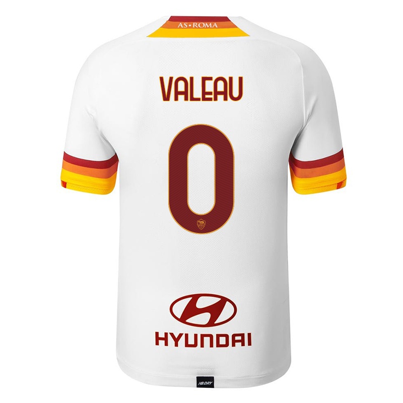 Niño Camiseta Lorenzo Valeau #0 Blanco 2ª Equipación 2021/22 La Camisa Chile