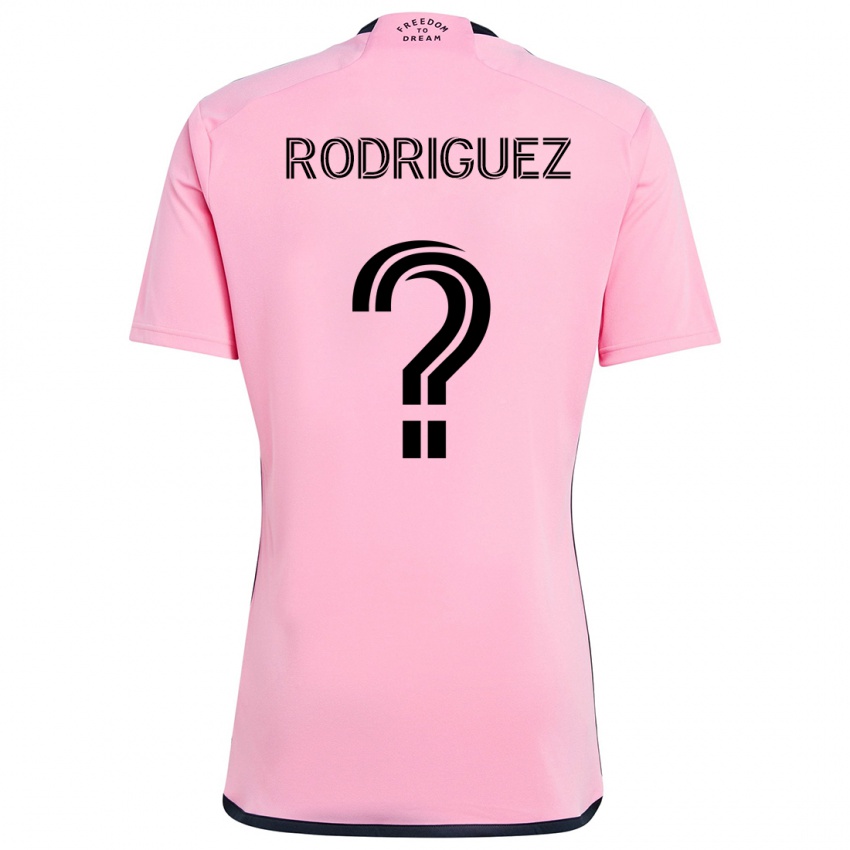 Niño Camiseta Emerson Rodríguez #0 Rosa 1ª Equipación 2024/25 La Camisa Chile