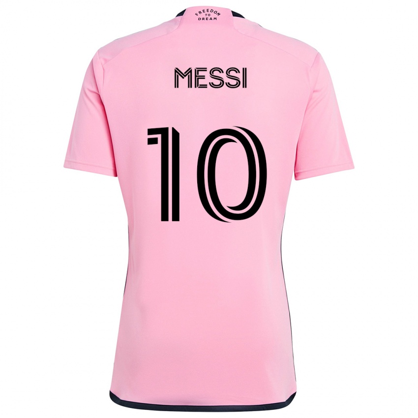 Niño Camiseta Lionel Messi #10 Rosa 1ª Equipación 2024/25 La Camisa Chile